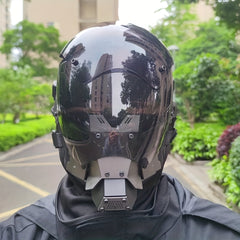Detachable Cyber Punk Men's Mask Mechanical Sci fi Gear