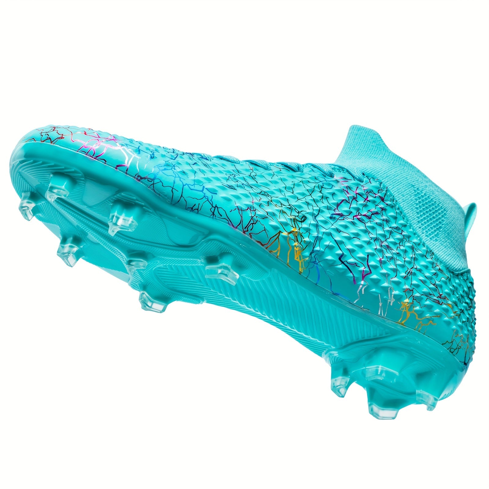 Boys' High Top Non Slip AG Football Cleats Soccer Shoes