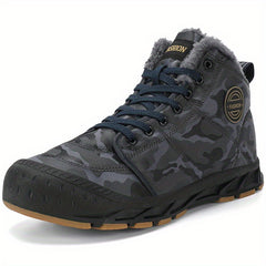 Men's Snow Boots Winter Thermal Shoes Windproof Hiking Boots