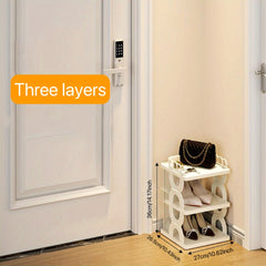 Folding Shoe Rack Space-Saving Storage Rack