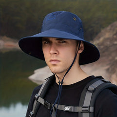 Outdoor Mountaineering Sunshade Hat for Summer with Large Brim