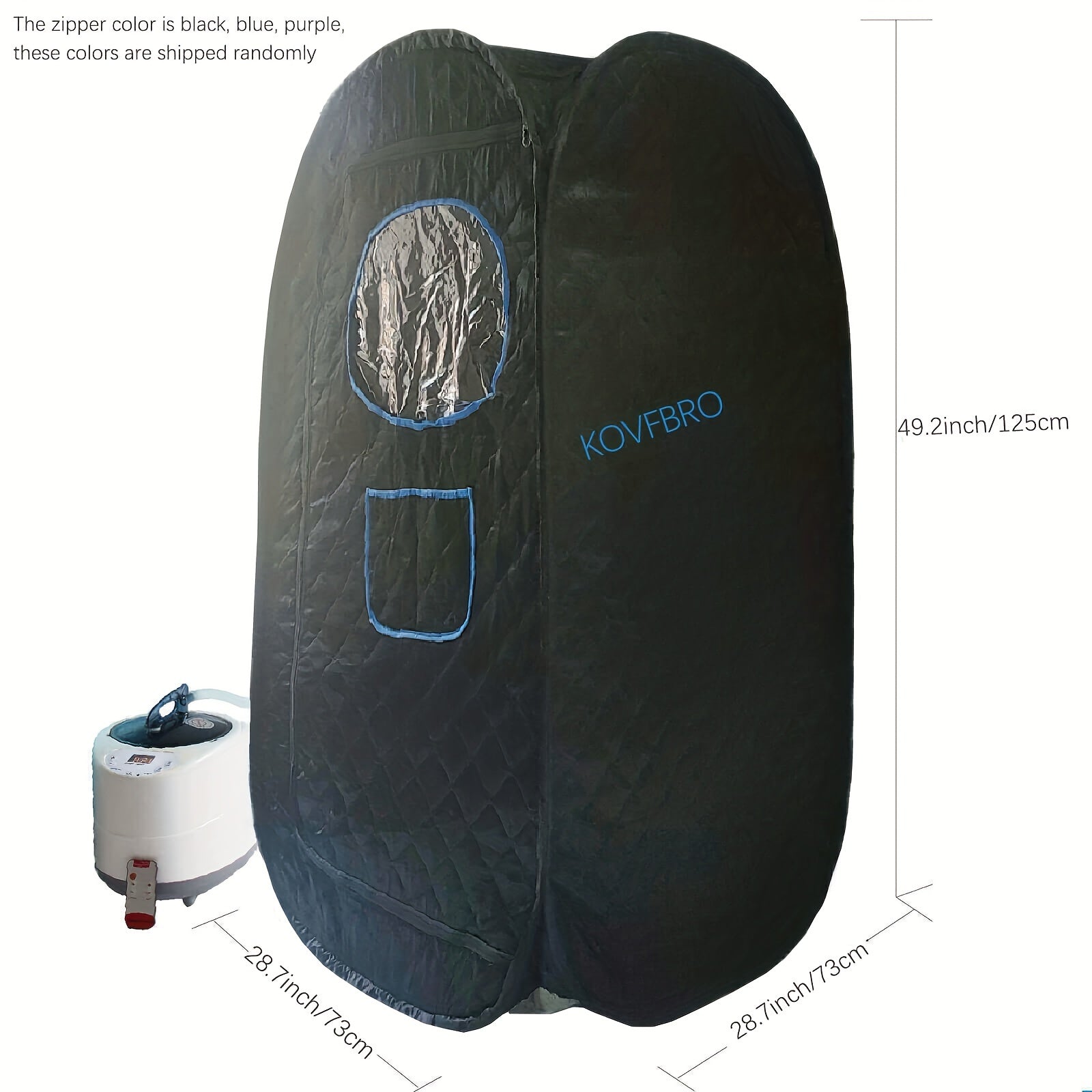 Portable Steam Sauna Personal Home Spa Room Steamer Sweat Tent Pop Up