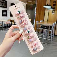 10pcs Girls Hair Clip Hairpin Set
