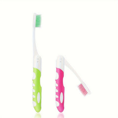 2pcs Folding Toothbrush Portable Soft Travel Toothbrush Camping & Hiking