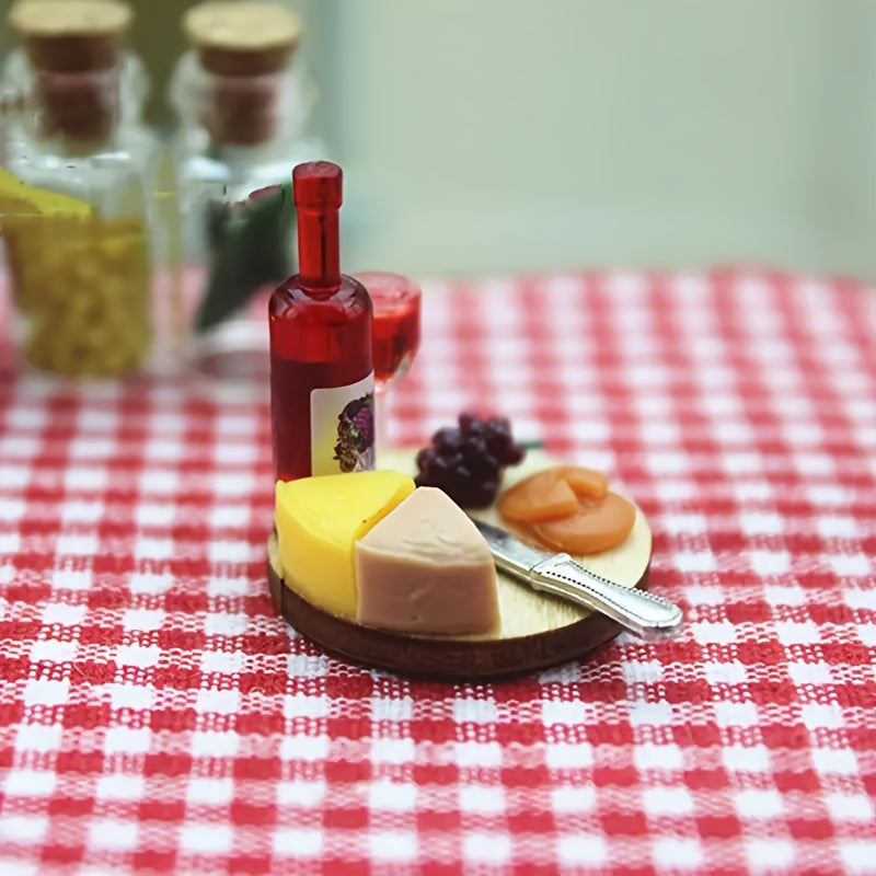 Dollhouse Accessories Mini Cakes Wine Glasses & More - Perfect for Decor
