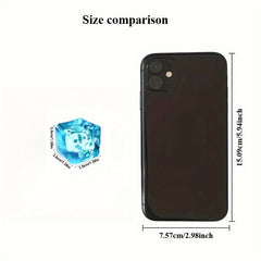Slow Rebound Maltose Sensory Toy Frosted Snowflake & Ice Crystal TPR Squishy Han