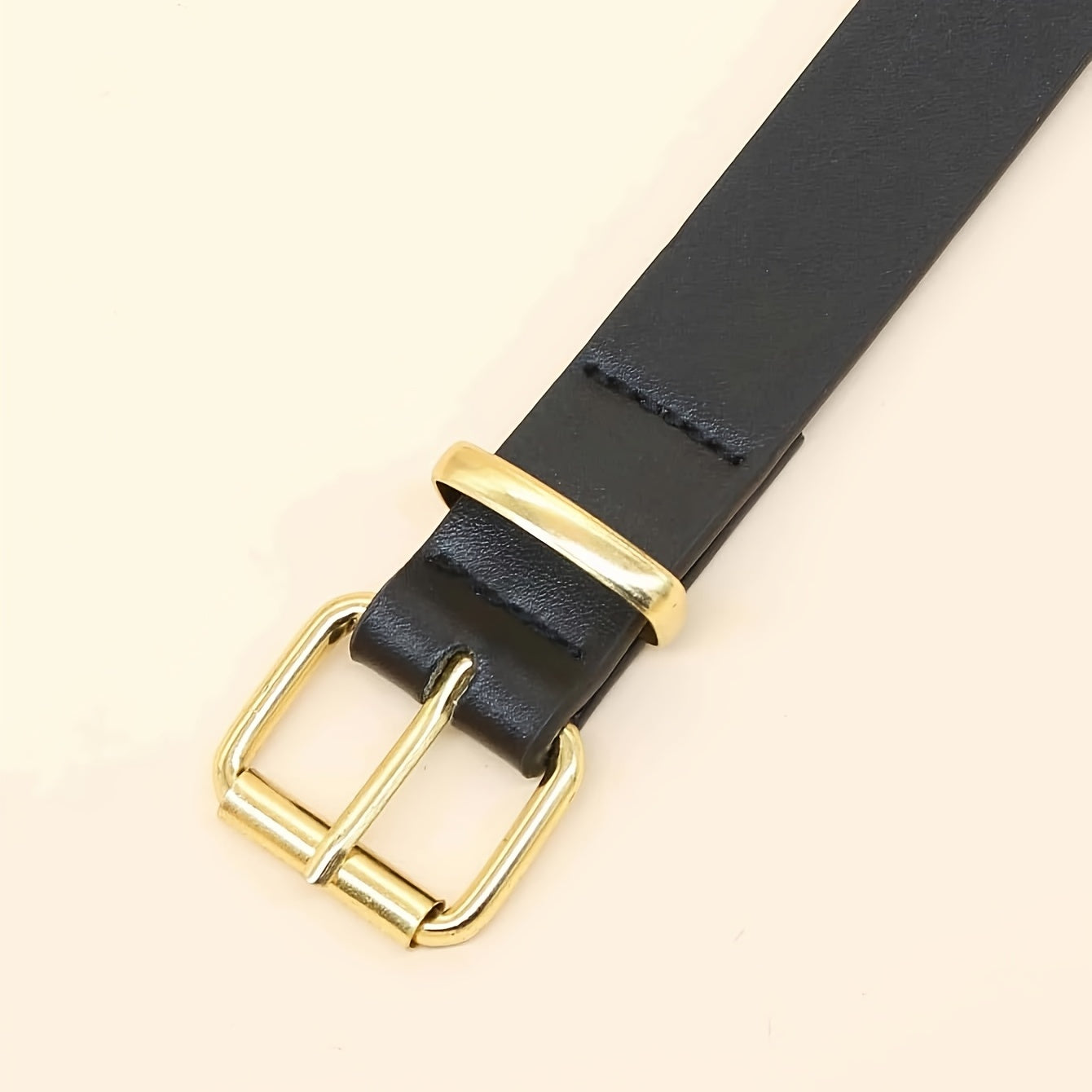 Skinny Buckle Belt Leather PU Casual Weekend Commute
