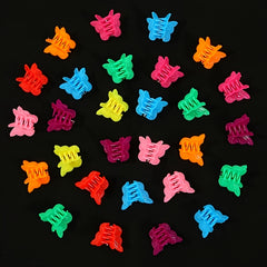 Girls' Mini Butterfly Hair Clip Set