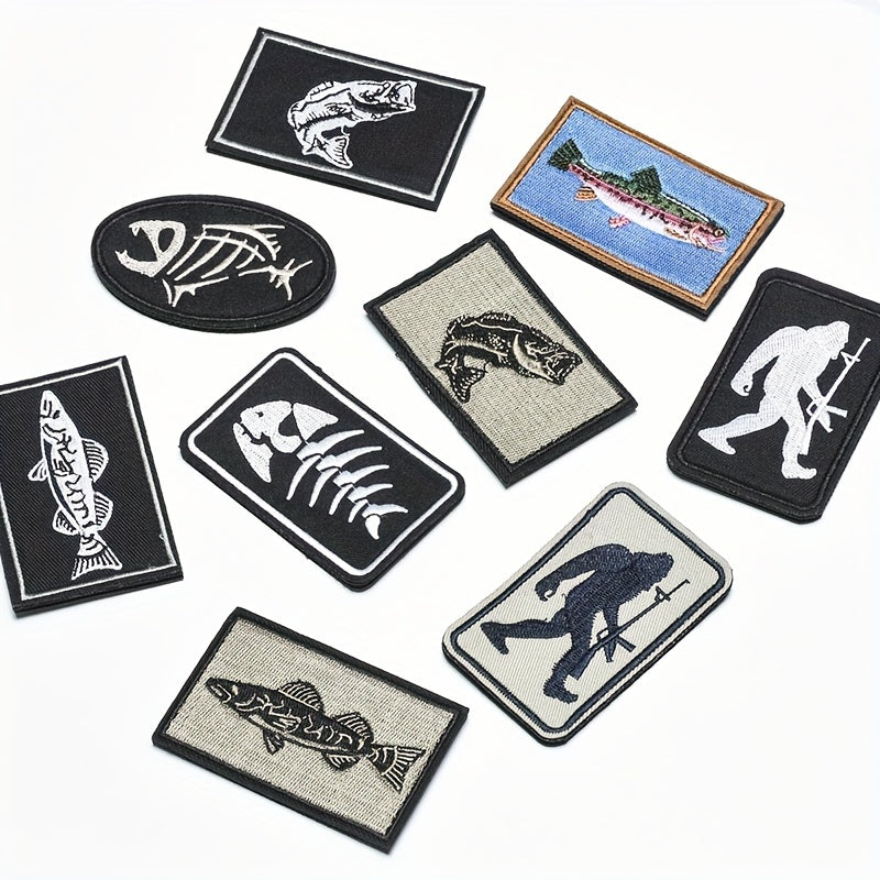 Hook And Loop Armband Fishing Patch with Wool