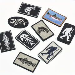 Hook And Loop Armband Fishing Patch with Wool