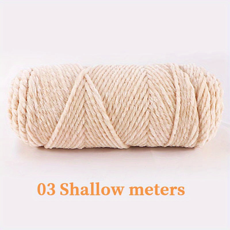 Velvet Yarn Soft And Skin Friendly Crocheting Knitting Hand Weaving DIY 200g