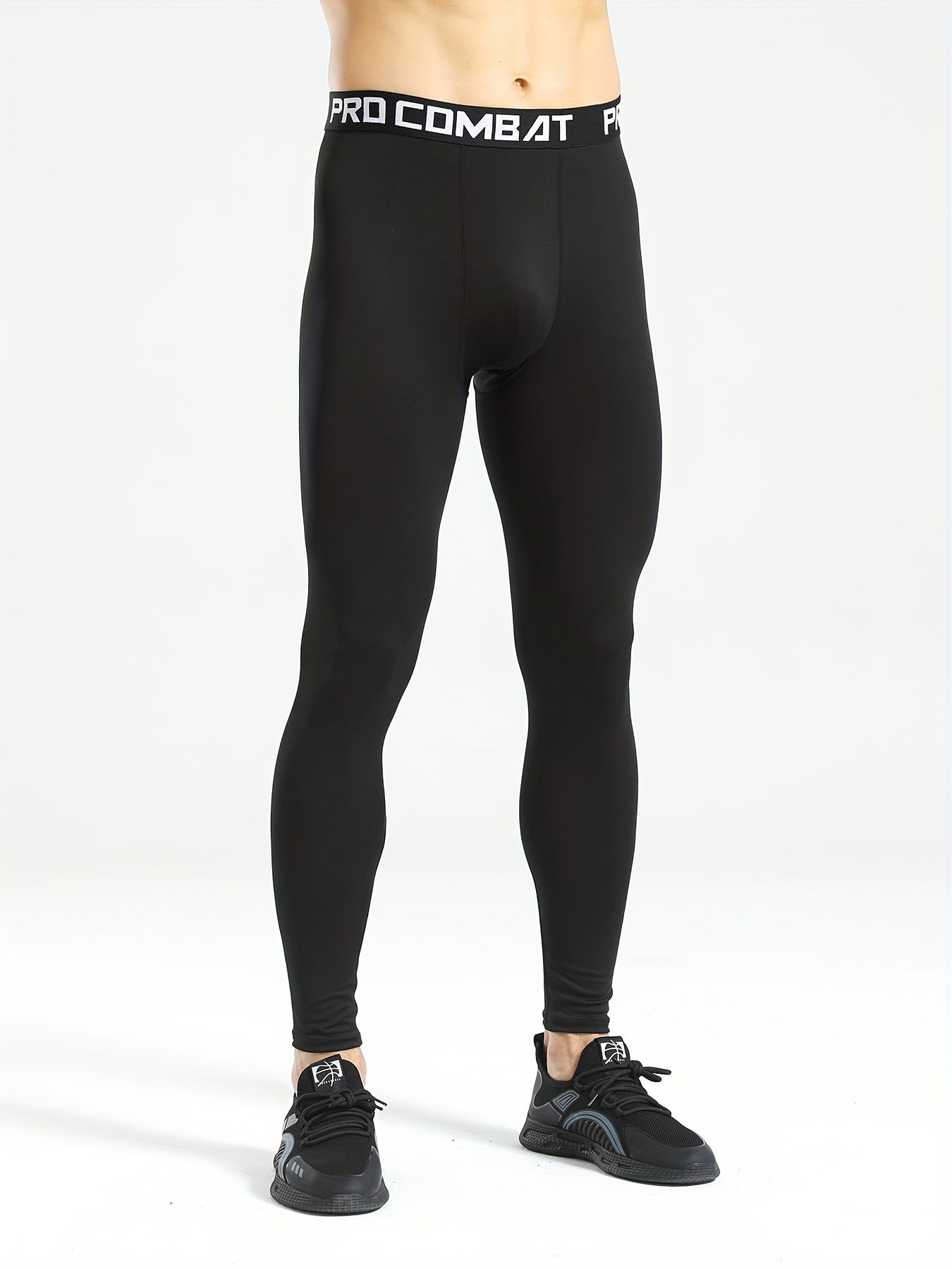 Men's Sports Tight Bottom Pants Autumn Winter Outdoor Running Training Quick Dry