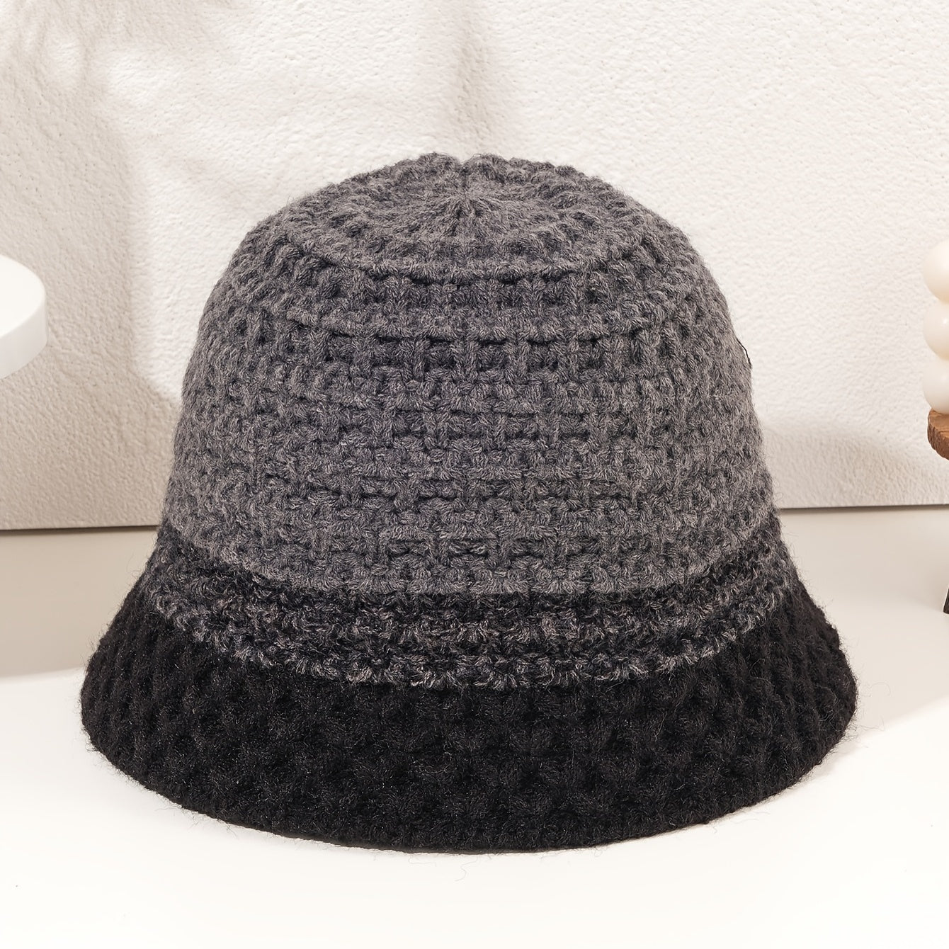 Woolen Knitted Hat Mixed Bucket Hat Hip hop Cap