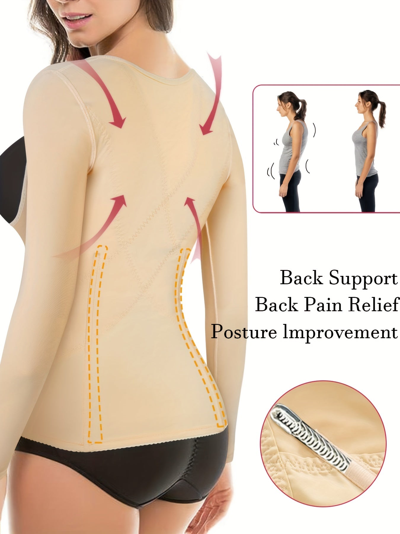 Front Buckle Shaping Waist Trainer Tummy Control Slimmer Top