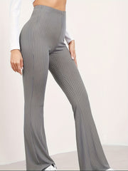 Flare Leg High Waist Pants for Women