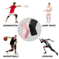 Breathable Anti Skid Compression Knee Pads for Sports Unisex Protective Gear