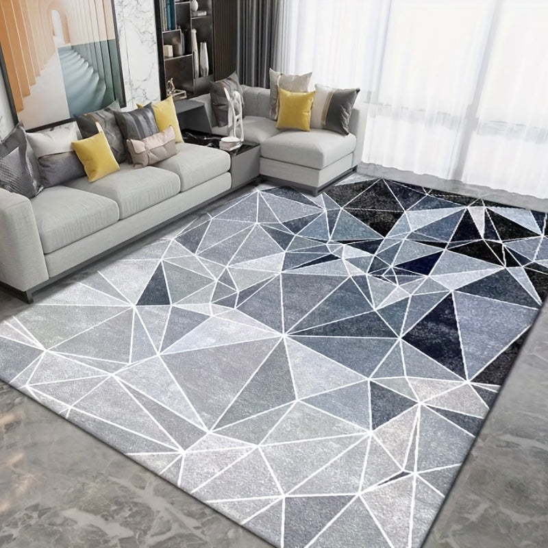 Nordic Geometric Floor Carpet Non Slip Rug Machine Washable