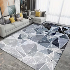 Nordic Geometric Floor Carpet Non Slip Rug Machine Washable