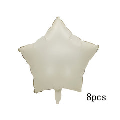 8pcs45 72 Cm Cream Caramel Love Ball Balloons Set