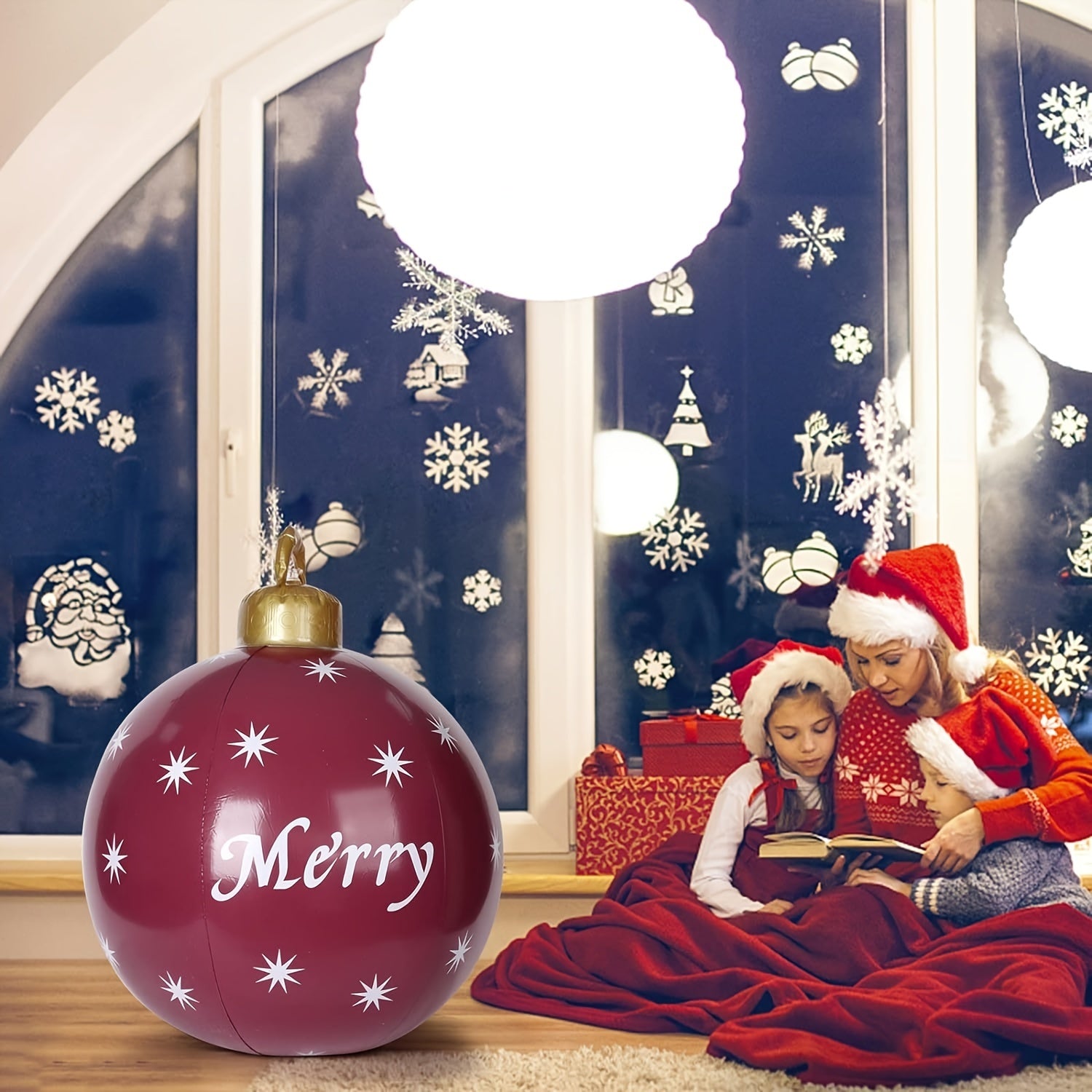 Giant 59.94cm Outdoor Christmas Inflatable Ball Decoration