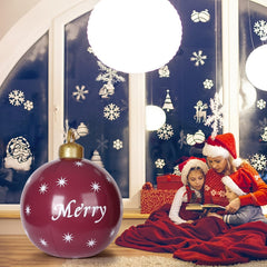 Giant 59.94cm Outdoor Christmas Inflatable Ball Decoration