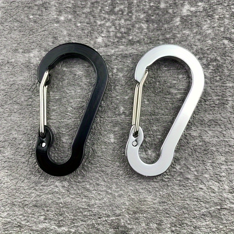 6pcs Aluminum Alloy Buckles Quick Release Carabiner for Camping