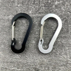 6pcs Aluminum Alloy Buckles Quick Release Carabiner for Camping