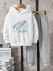 Game Controller 2pcs Boys Kids Hoodie & Sweatpants Set