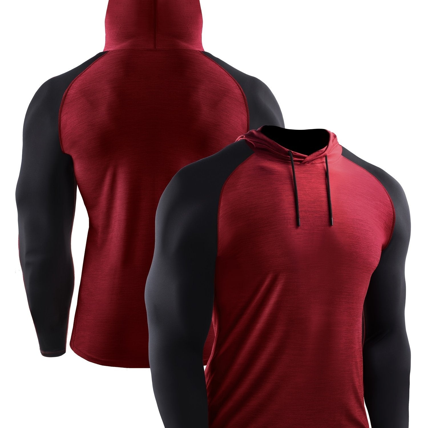 Men's Quick Dry Long Sleeve Hoodie for Training