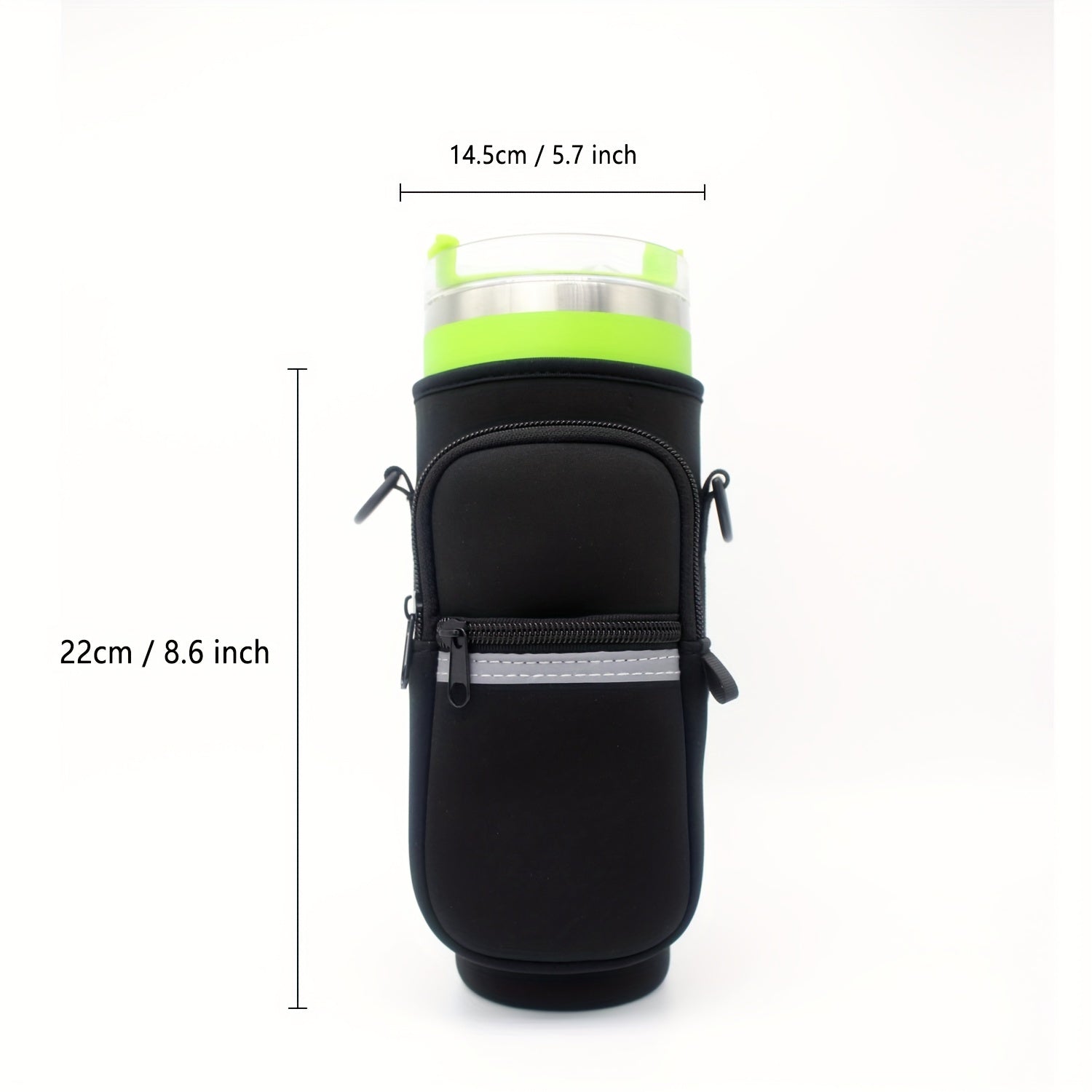 40oz Tumbler Insulated Neoprene Cup Sleeve Water Bottle Carrier Bag