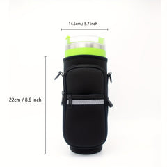 40oz Tumbler Insulated Neoprene Cup Sleeve Water Bottle Carrier Bag