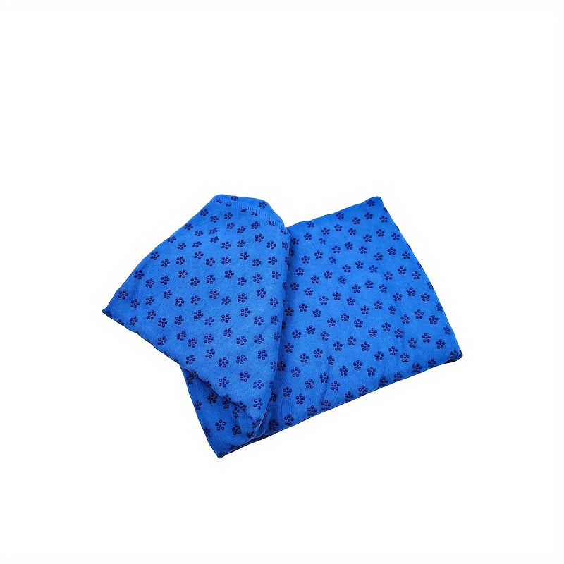 Non Slip Yoga Mat Towel Soft Microfiber Absorbs Sweat for Pilates
