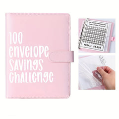 100 Envelope Challenge Binder Easy Way To Save Budget Binder With Envelopes