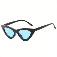 Polarized Cat Eye Sunglasses Men Women Retro Pointed Glasses Case