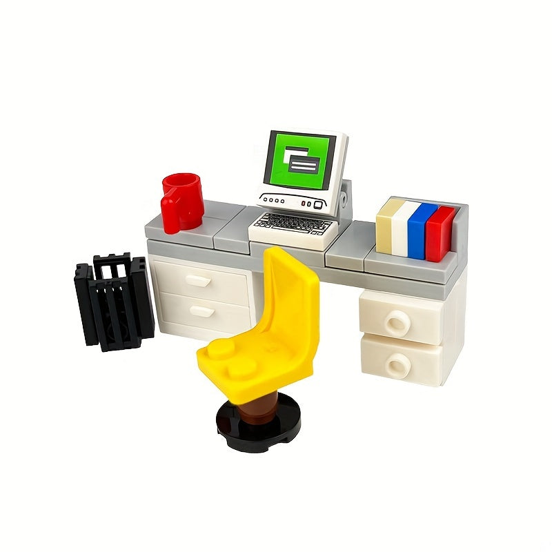 Building Blocks Toy Home Decoration Indoor Small Scene Office Desk