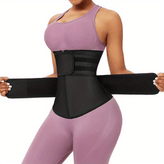 Zipper Waist Trainer Tummy Control Girdle Belt