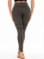 High Waist Stripes Yoga Pants Women's Leggings