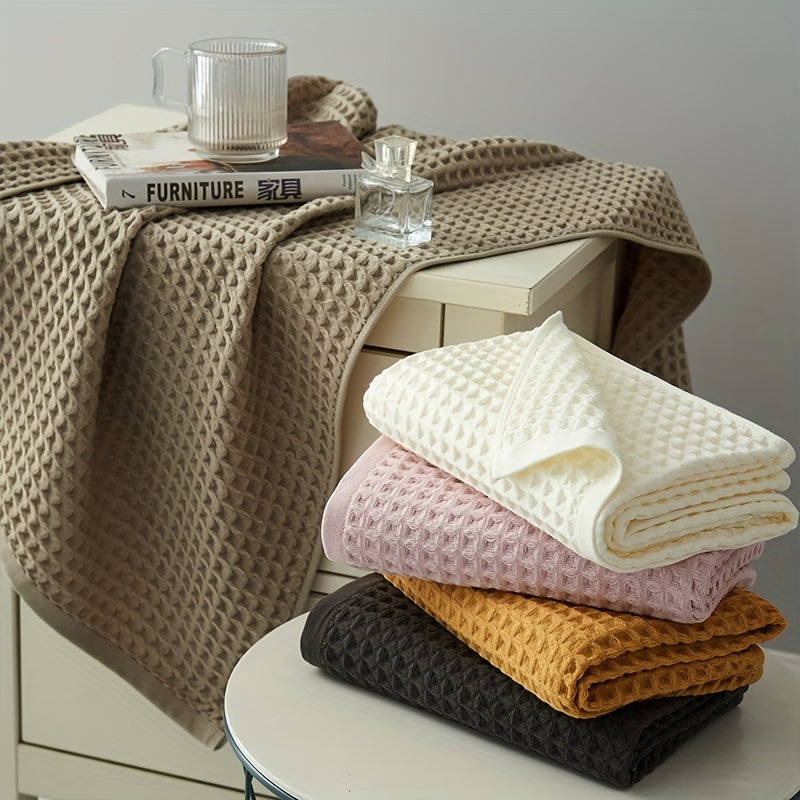 Soft Honeycomb Bath Towel 55x27in 280g