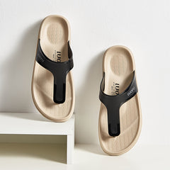LUOFU Men's Soft In Sole Sandals Summer Casual Non slip Flip flops