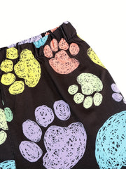 Kid Girls Claws Print Leggings Slim Fit Stretchy Casual Tight Pants