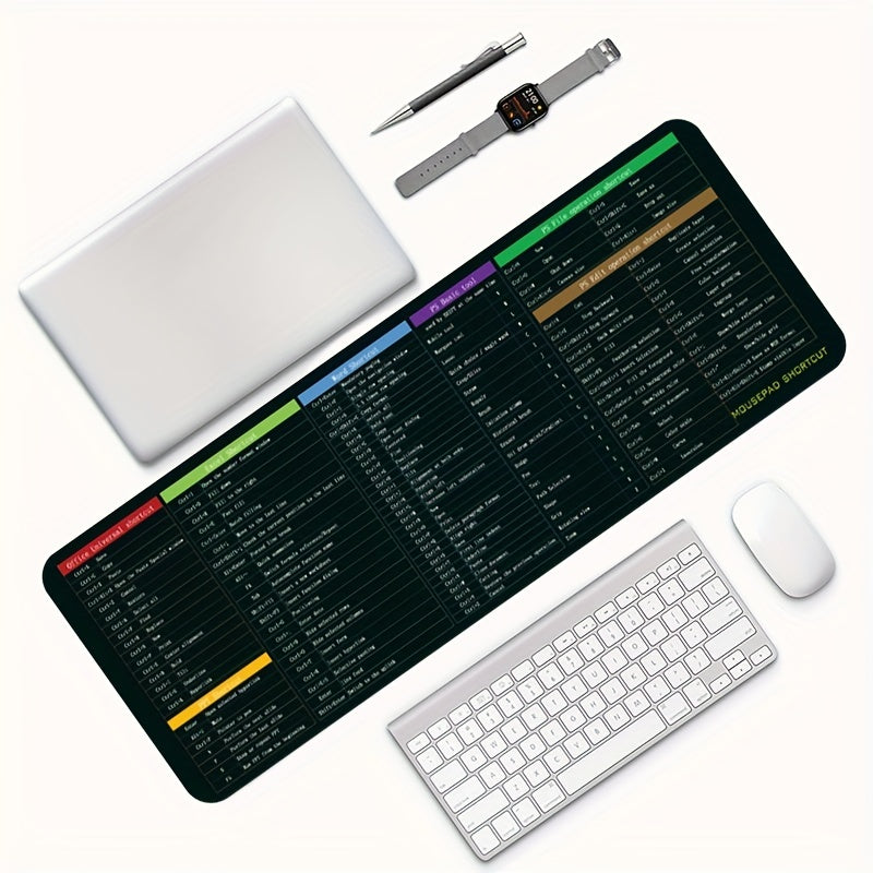 Multi-language Extra Large Mouse Pad 80X30cm Non Slip Rubber Base