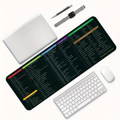Multi-language Extra Large Mouse Pad 80X30cm Non Slip Rubber Base