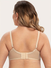 Floral Lace Full Cover Minimizer Underwire Bra