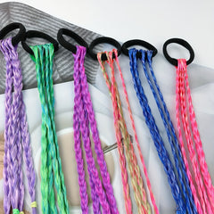Colorful Wig Braids Ponytail Hair Extension Hair Tie Hair Bands