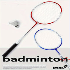 2pcs Aluminum Badminton Racket w/ Bag for Indoor/Outdoor Sports
