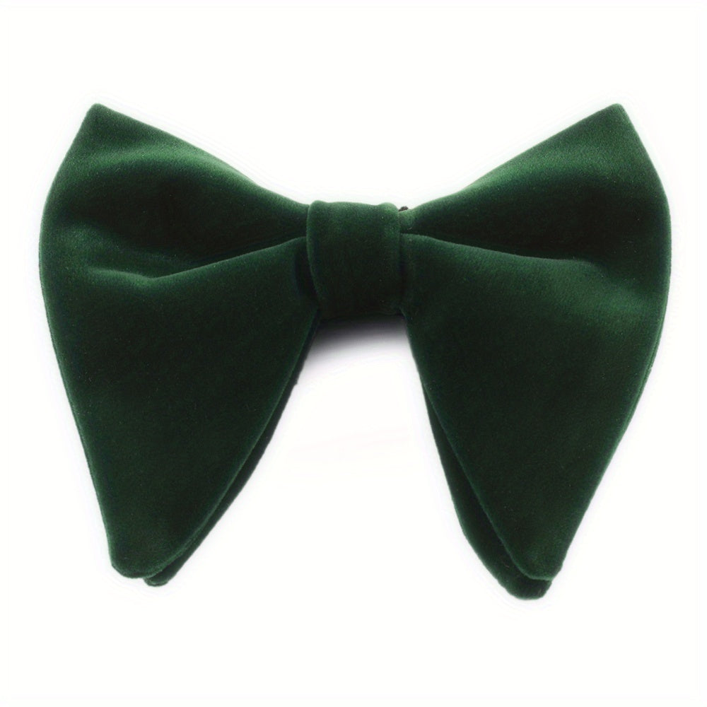Velvet Butterfly Bow Tie for Wedding Groomsmen
