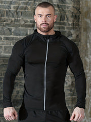 Men's Compression Suit Long Pants Long sleeved Shirt Sports Shorts
