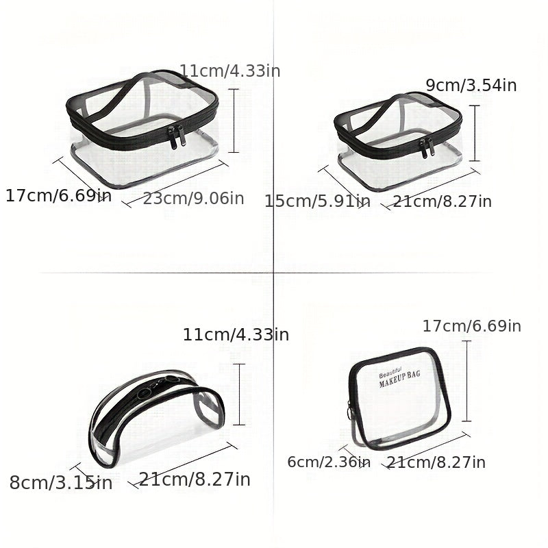 Travel Toiletry Bag Waterproof Zip Carry On Organizer