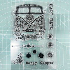 Holiday Card Making Transparent Silicone Stamp