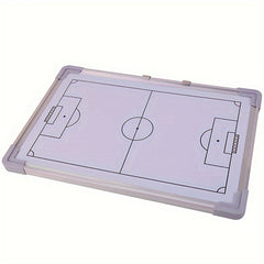 Football Tactical Board Aluminum Frame Magnetic Wall Mounted